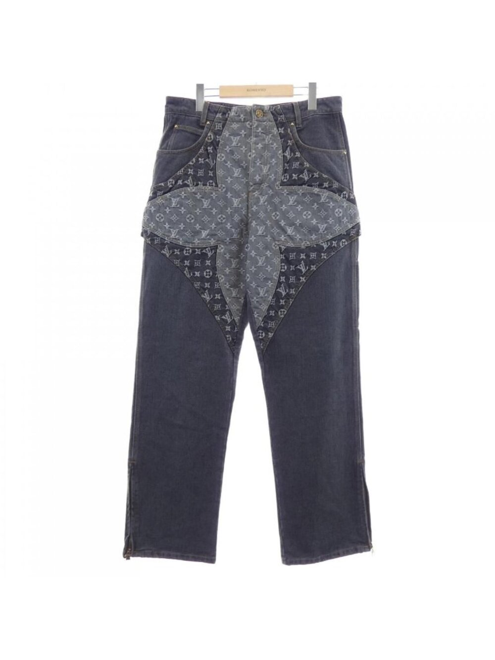 Louis Vuitton Monogram Flower Denim Pants Jeans